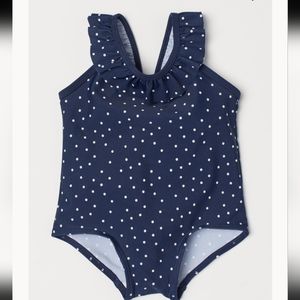 H&M Polka Dot Toddler Bathing Suit 2-4Y